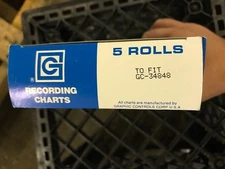 10 ROLLS Graphic Controls Recording Chart Paper Roll GC-34848