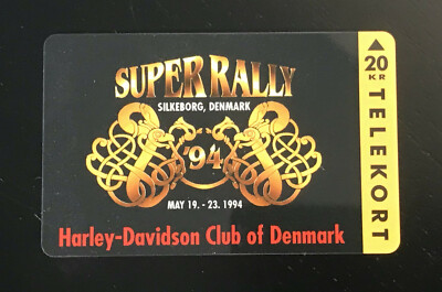 Harley-Davidson - Telefonkarte - Telekort- Superrally 1994 - Auflage 7000 - mint
