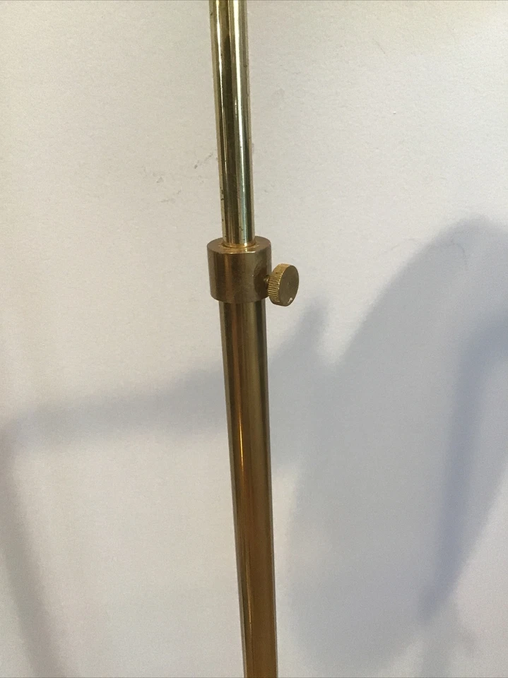 Lámpara de lectura de pie con luz de altura ajustable Koch Lowy MCM de colección pantalla domo inclinable Foto 4 de 4