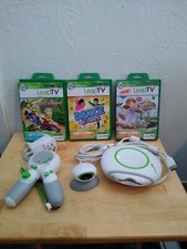Leapfrog Educational TV Gaming System With Sensing Camera, Controller  3 Games
