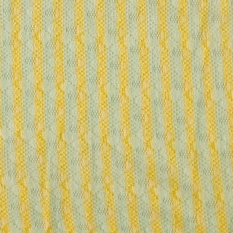 Vintage Yellow and Green Baby Blanket Fabric Piece 1+ Yards - Image 3 of 4