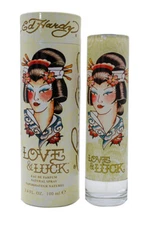 ED HARDY LOVE & LUCK * Christian Audigier * Perfume for Women 3.4 oz NEW IN BOX
