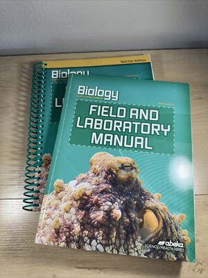 Biology: God's Living Creation 5th 2 Book LOT: Textbook Field Teacher Lab Manual