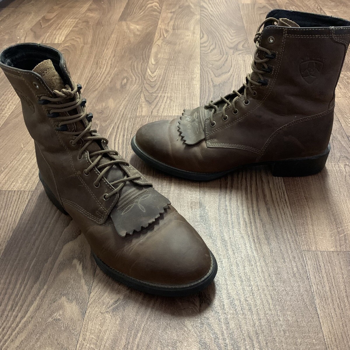 Ariat Brown Ariat Lace Up Roper Boots Ariat Women's Canyon Soft