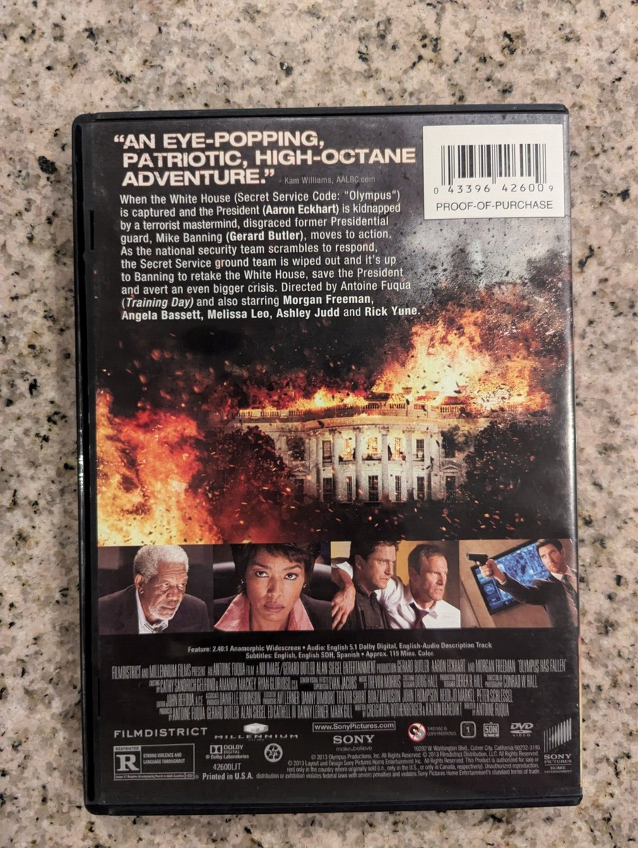 Olympus Has Fallen (DVD, 2013) Widescreen Edition Gerard Butler