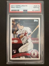 2011 Topps Update Mike Trout Rookie Card RC #US175 PSA 10 GEM MINT Next Mantle🔥