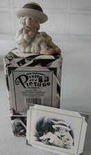 Vintage Kim Anderson PAAP Enesco 10 pc. Lot, Original Box 8 Figurines & 2 Plates