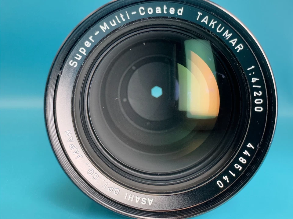 [Mint] Pentax SMC Takumar 200mm F/4 Telephoto Lens M42 w/ Hood From Japan - Image 4 of 4