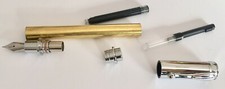 Füller Bausatz mit Magnetkappe in Chrom, Pen Kit Drechseln, Füllfederhalter