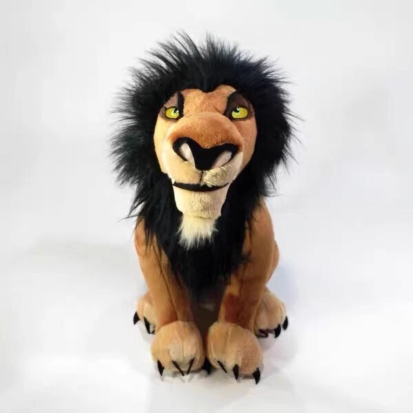 Disney Cartoon The Lion King Scar Plush Toys Dolls 34CM - Image 3 of 4