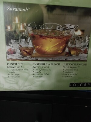 Toscany Savannah punch bowl set | eBay