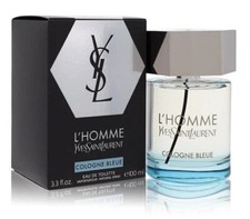 L'Homme COLOGNE BLEUE Yves Saint Laurent Men 3.3 oz 100 ml EDT Spray Sealed