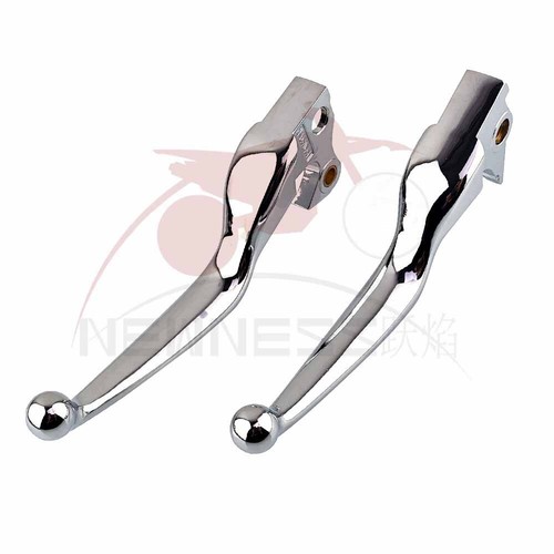 Vs Bamboo LE LEFOSSI Chrome Motorcycle Brake Clutch Hand Levers Aftermarket Part Compatible With Harley Dyna XL Sportster 883 1200 Softail Fat Boy Road King 1996-2003 Clutch Lever - Foto 9