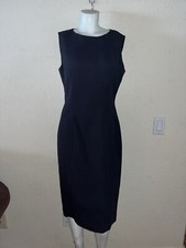 DOLCE & GABBANA Sleeveless Stitch Detailing Seamed Fitted Silhouette Dress 44