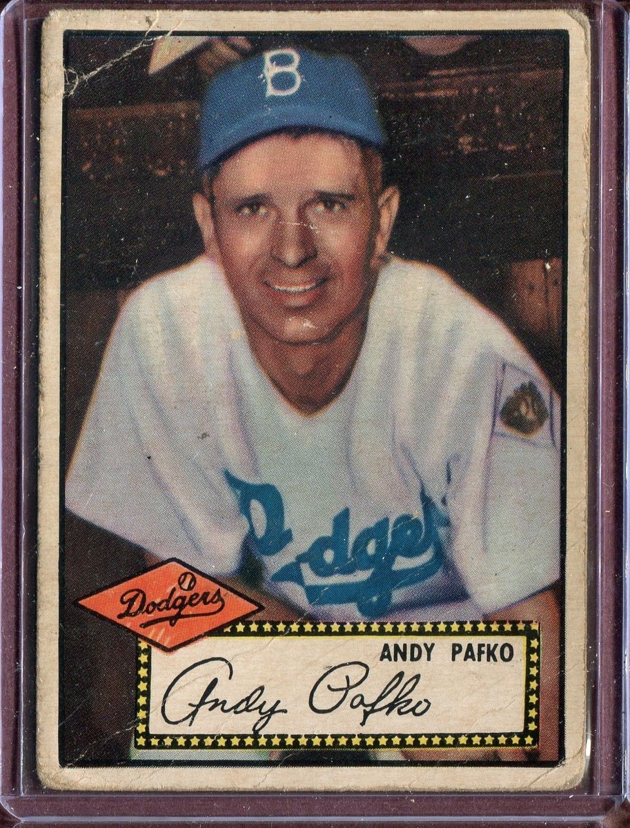 ぽんこ 1952 Topps 1A Andy Pafko Black Back Back POOR #D102628 | eBay