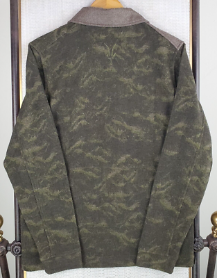 IBEX NEW $295 Size Medium Boucle Wool Mens Camo Jacket Shirt IBEX NEW $295 Size Medium Boucle Wool Mens Camo Jacket Shirt