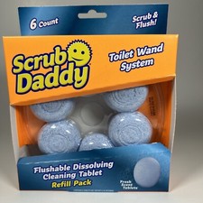 Scrub Toilet Wand System Refills 6-Pk Flushable Dissolving Cleaning Tablet