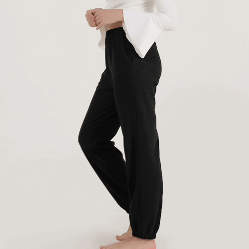 Womens Soft Pajama Pants Elastic Waist Lounge Yoga Lightweight Long Pj Bottoms - Picture 17 of 27