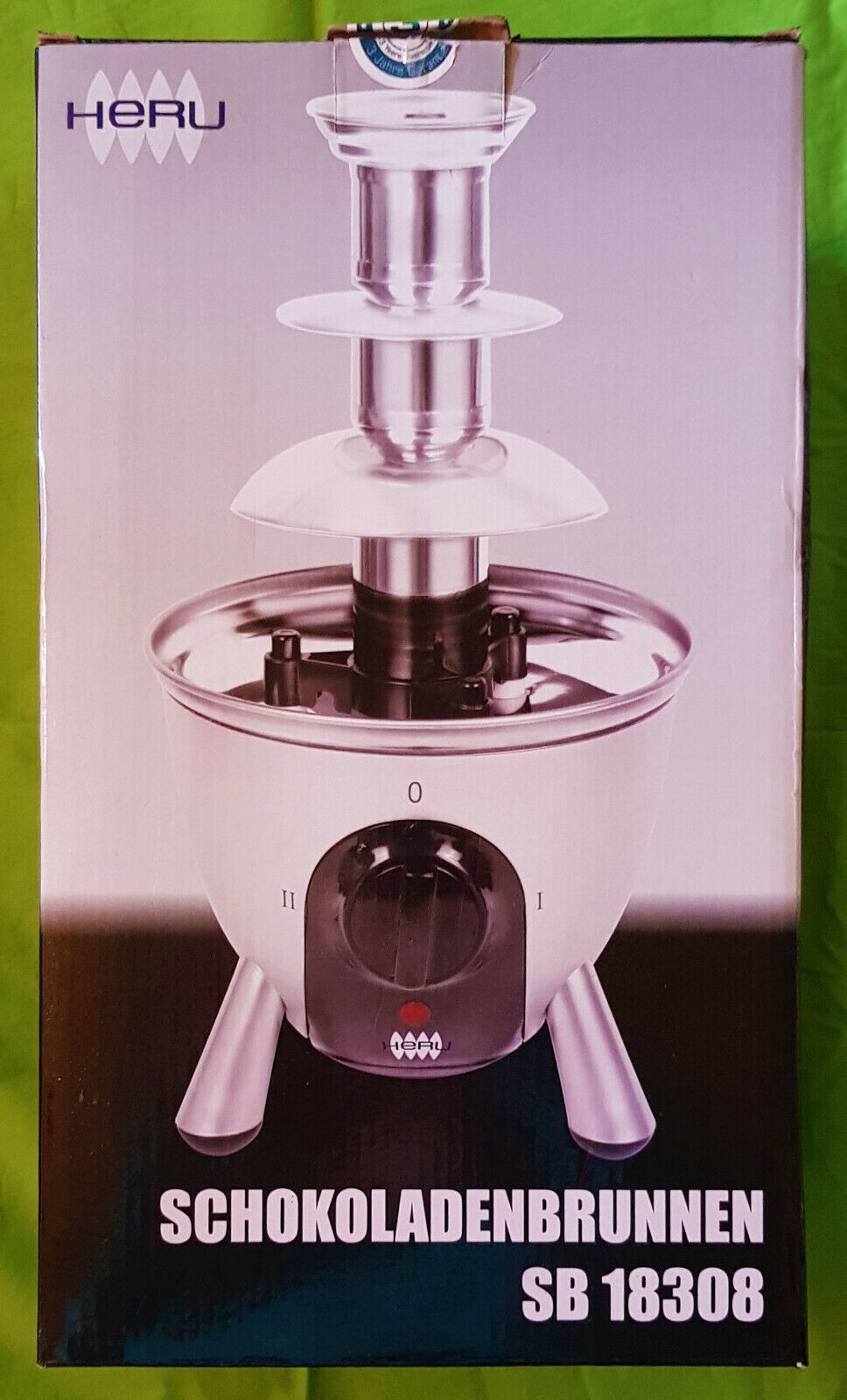  Schokoladenbrunnen für Schokolade, Obst, Früchte - Edelstahl