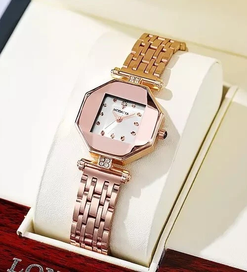 Golden chain shop ladies watches