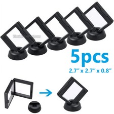 5x Transparent 3D Floating Frame Display Stands Holder Suspension Frame