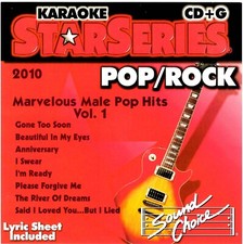SOUND CHOICE STAR KARAOKE CD G 2010 RARE 8 8 MALE POP 16 SONG MJ BILLY JOEL cdg