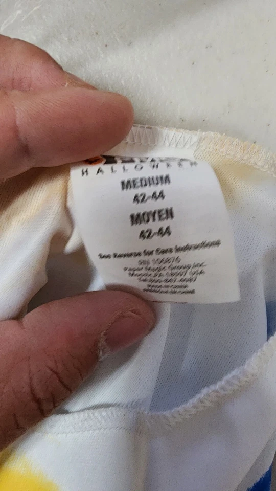 Creeper Clown Scary Adult Halloween Costume Size Medium - Image 4 of 4