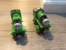 VTG Thomas the Train Percy Wooden Railway Tank Engine Lot of 2