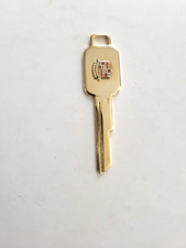 Cadillac 1968 1972 1976 1980 1987 88 1989 Vintage Gold Crest Key Blank Cadillac 1968 1972 1976 1980 1987 88 1989 Vintage Gold Crest Key Blank
