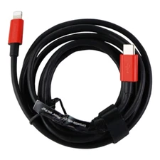 Verizon USB-C To Apple 6-Foot Charging Cable - Black/Red