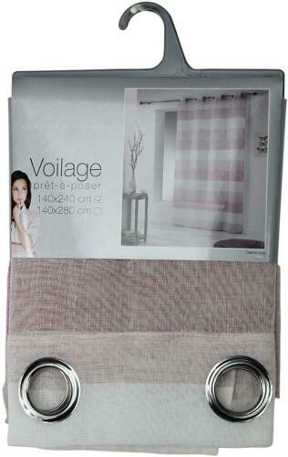 Tende Ondulate Laura Ashley - 2 Pannelli Trasparenti, 76x200 Cm, Colore Argento, Con Tasca Asta - 3