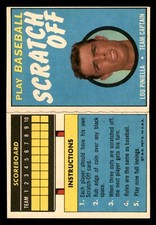 1970 Topps Scratch-Offs Baseball #17 Lou Piniella VG