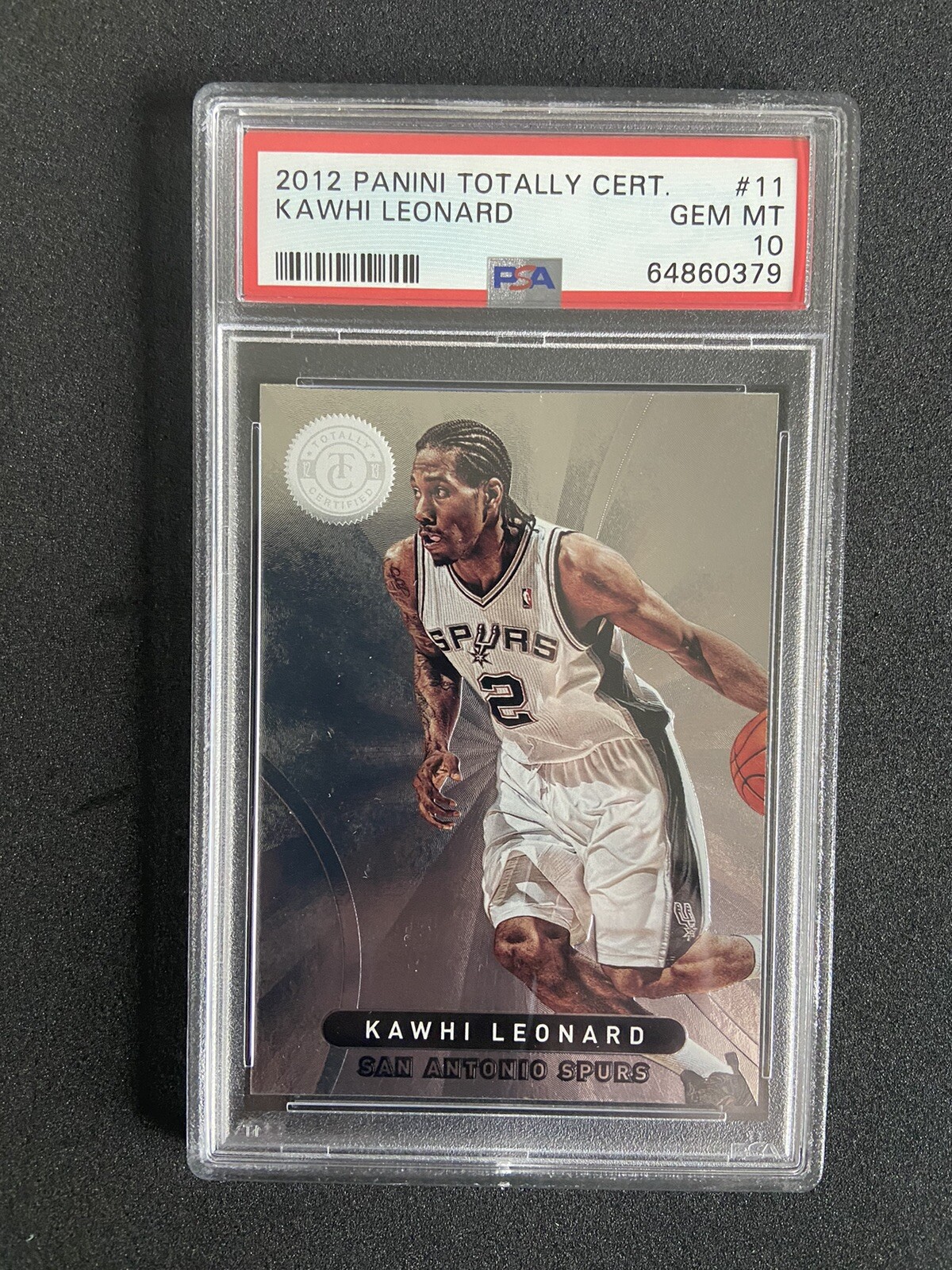 2012 Panini Totally Certified Kawhi Leonard Rookie #11 PSA 10 GEM MT (64860379)