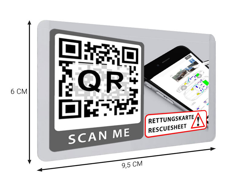 Digitale Rettungskarte per QR-Code, für Lexus LBX 5-Türer Kombi (>2023 ...
