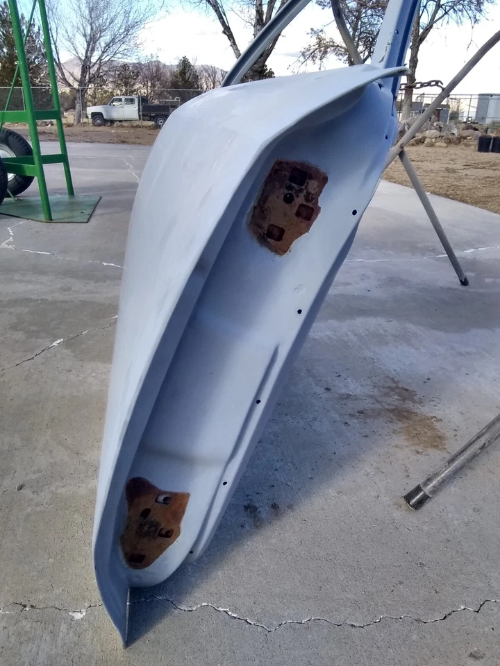 OEM 1967 1966 Chevrolet El Camino Door Shell Passenger Side Solid 67 66 GM Metal - Image 4 of 4