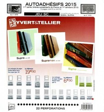 YVERT ET TELLIER FRANCE SUPRA PAGES  NEUVES  2015/1   JEU  S.C. TIMBRES ADHESIFS