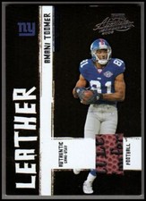 2005 Absolute Memorabilia Leather #6 Amani Toomer /250 edge/corner chips