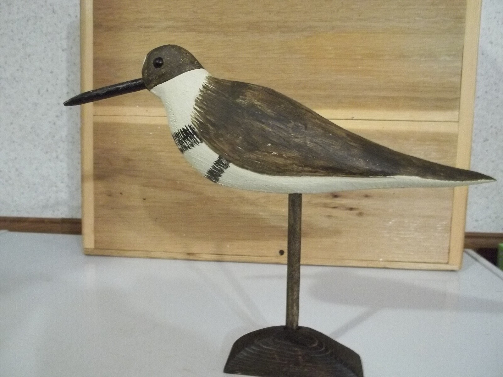 Hand Carved Gunning Style Killdeer Shorebird Decoy eBay