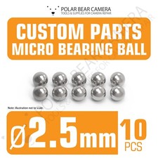 2.5mm Steel Ball for Camera Lenses Aperture Click Ring Repair 10 PCs UK STOCK