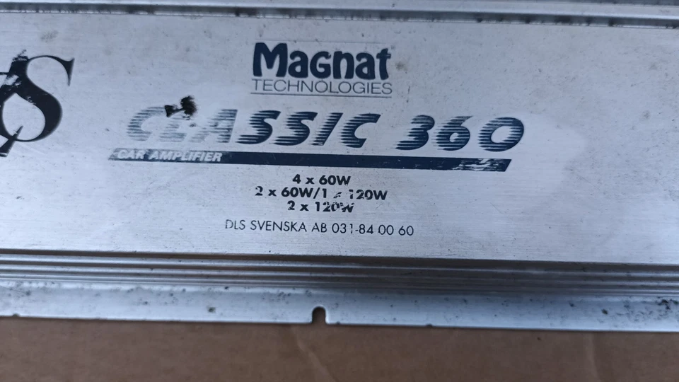 Amplificador coche Magnat Classic 360 4x 60 vatios Foto 4 de 4