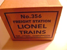 Lionel #356 Operating Freight Station Reproduction Box