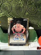 Marketplace image: Brandon Moreno Topps Chrome 2026 UFC 1/1 Gold Superfractor On Card Auto