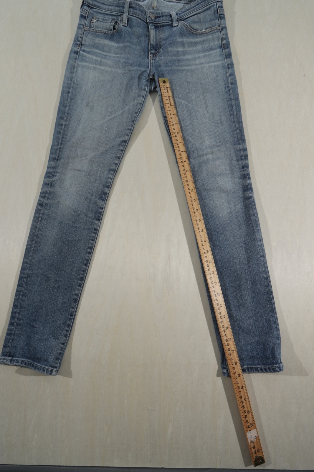 AG Adriano Goldschmied Jeans Women 27R Blue The Stilt Cigarette Leg Denim