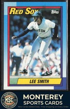 Lee Smith 1990 Topps #495 Boston Red Sox