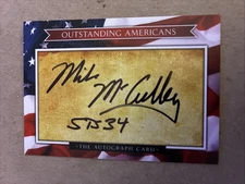 Mike Michael McCulley 1st Submariner Space STS NASA Astronaut Signed Autograph