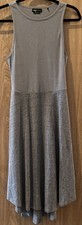 Prana Gray Cozy Up Bayjour Hemp Tank MIDI Dress Size Medium