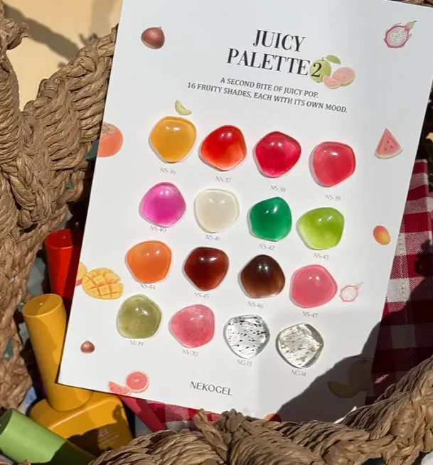 NEKOGEL Juicy Palette 2 Syrup Gel Glitter Gel Nail Polish 16 Colors Set
Opens in a new window or tab