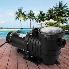 Swimming Pool Pump 1HP Pool Pump 110/220V 5544GPH Above Ground Strainer