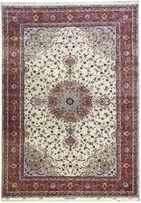 13x20 SUPER FINE 500 KPSI AUTHENTIC Tabriiz Rug Wool and Silk #F-6607