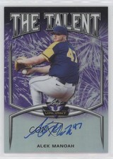 2019 Leaf Valiant The Talent Purple Prismatic 1/15 Alek Manoah #TT-AM2 Auto m2a